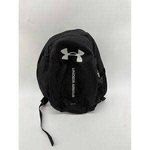 Under Armour UA Hustle 5.0 Backpack Black / Silver School Sports Bag‎ 29L